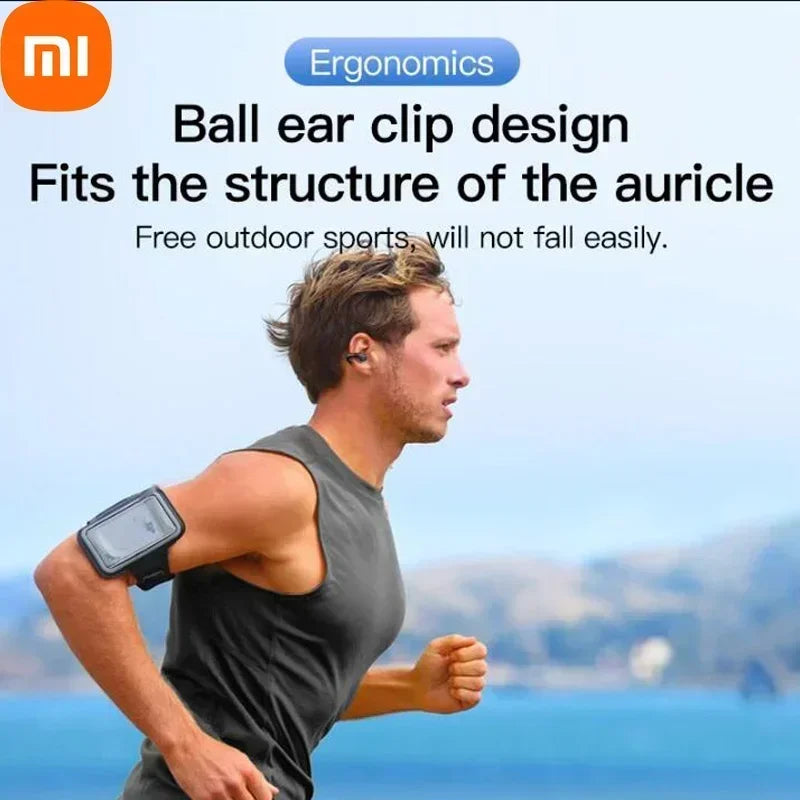 Earclip Wireless Bluetooth 5.3 Earphones Headphones Outdoor Sport Headset Touch Control Earbuds for Iphone Huawei Samsung