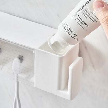 Bathroom Wall Toothpaste Holder 