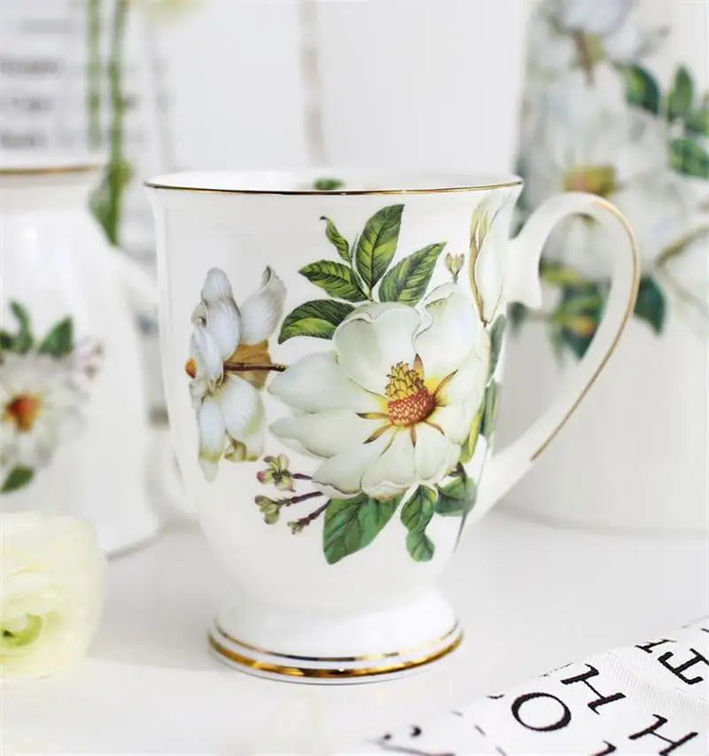 Bone China Vintage Coffee Mug