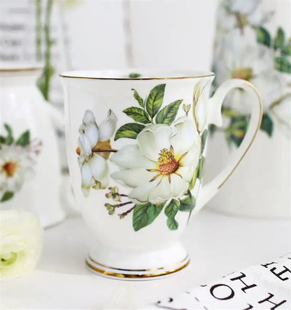 Bone China Vintage Coffee Mug
