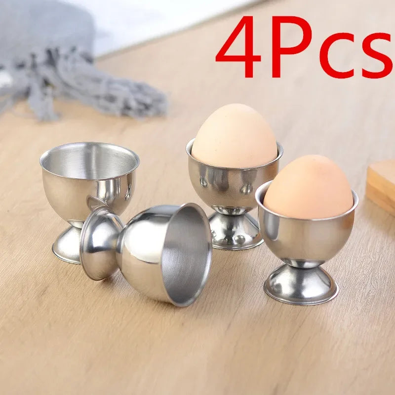 4Pcs Stainless  Eggs Holder 