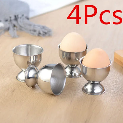 4Pcs Stainless  Eggs Holder 