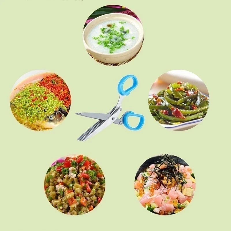 Muti-Layers Kitchen Scissors 