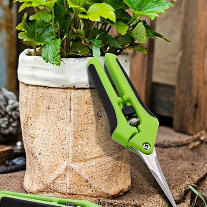 1 Set, Garden Scissors, Garden Pruning Shears, Non-Slip Labor-Saving Flower Branch Branch Shears, Fruit and Vegetable Shears, Fr