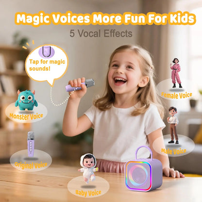 Haomuren® Mini Karaoke Machine for Kids All in One 