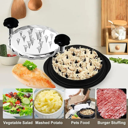 Upgraded Chicken Shredder with Transparent Cover Kitchen Tools