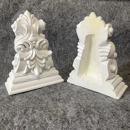 European Style PU Beam Support Finished Shape Villa Exterior Wall French Carved Elephant Trunk Curved Arch Non-Gypsum Dumb Decor