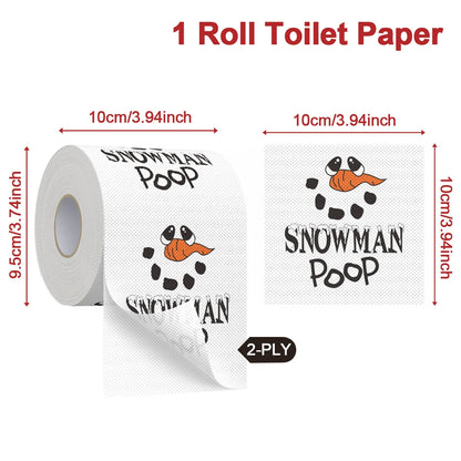 Christmas Toilet Roll Paper Happy 2026 New Year 