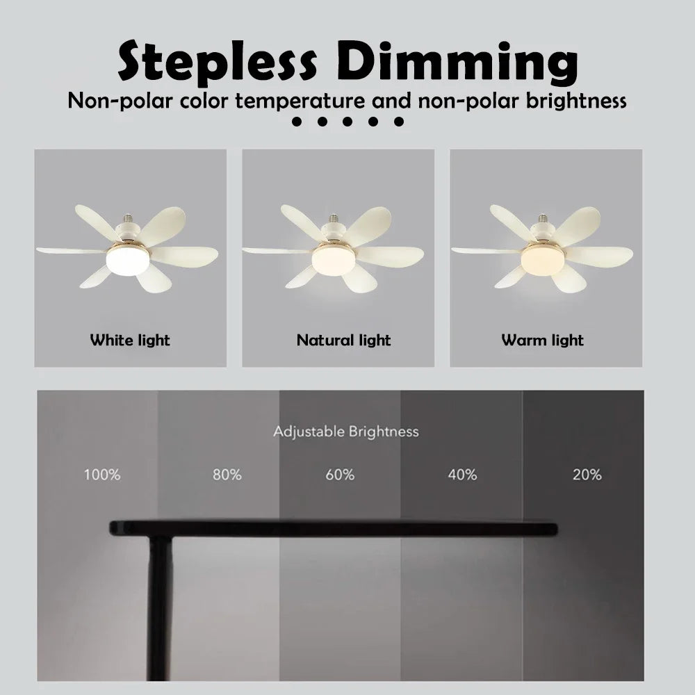 NEWSTYLE® Quiet Breeze LED Fan Light Wireless Remote 