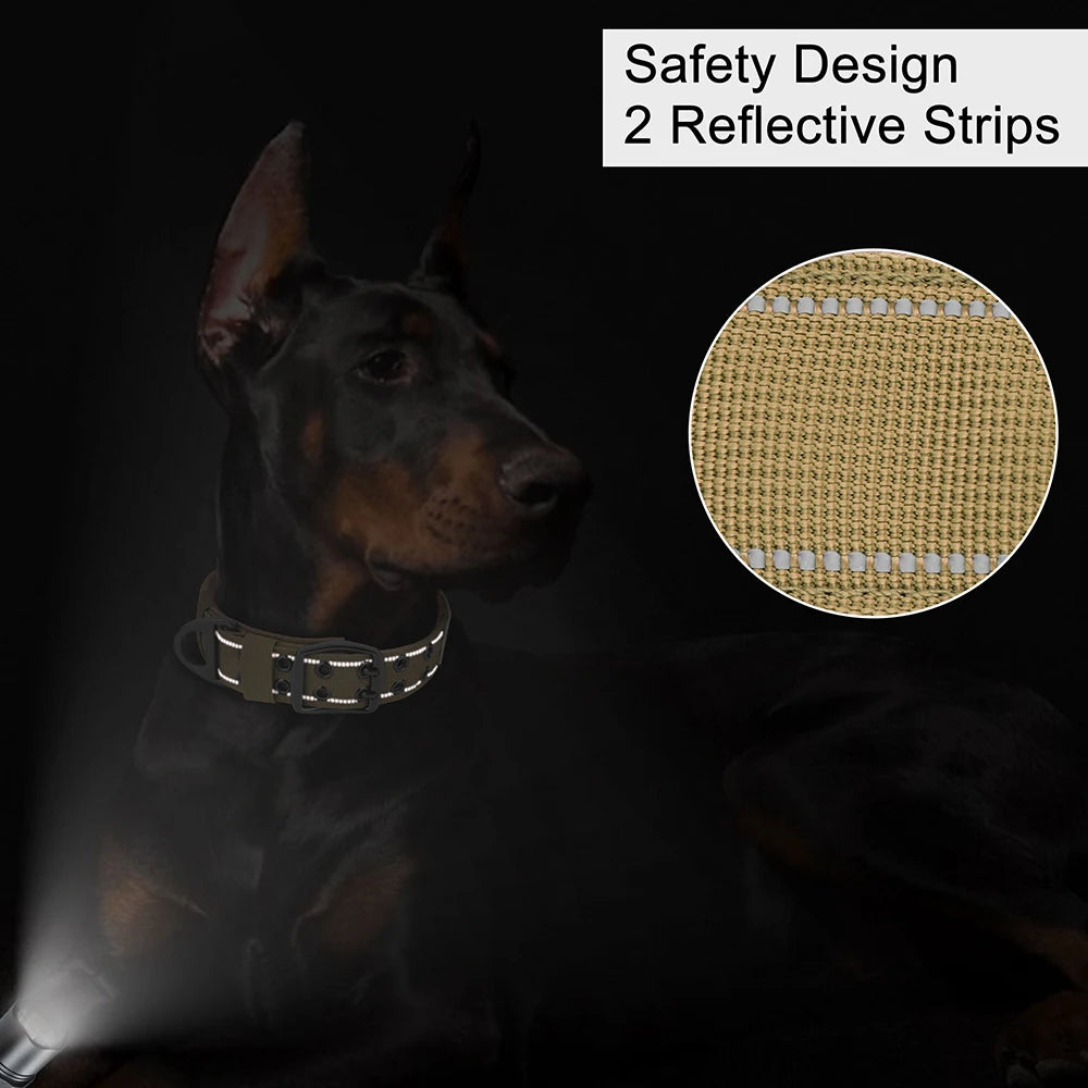 Military Tactical Dog Collar Pet Training 
