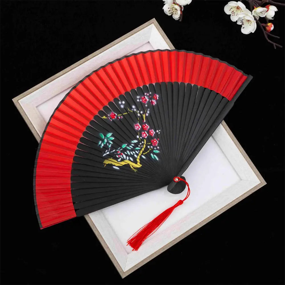 New Bamboo Folding Fan Chinese Style Gift Home Decor