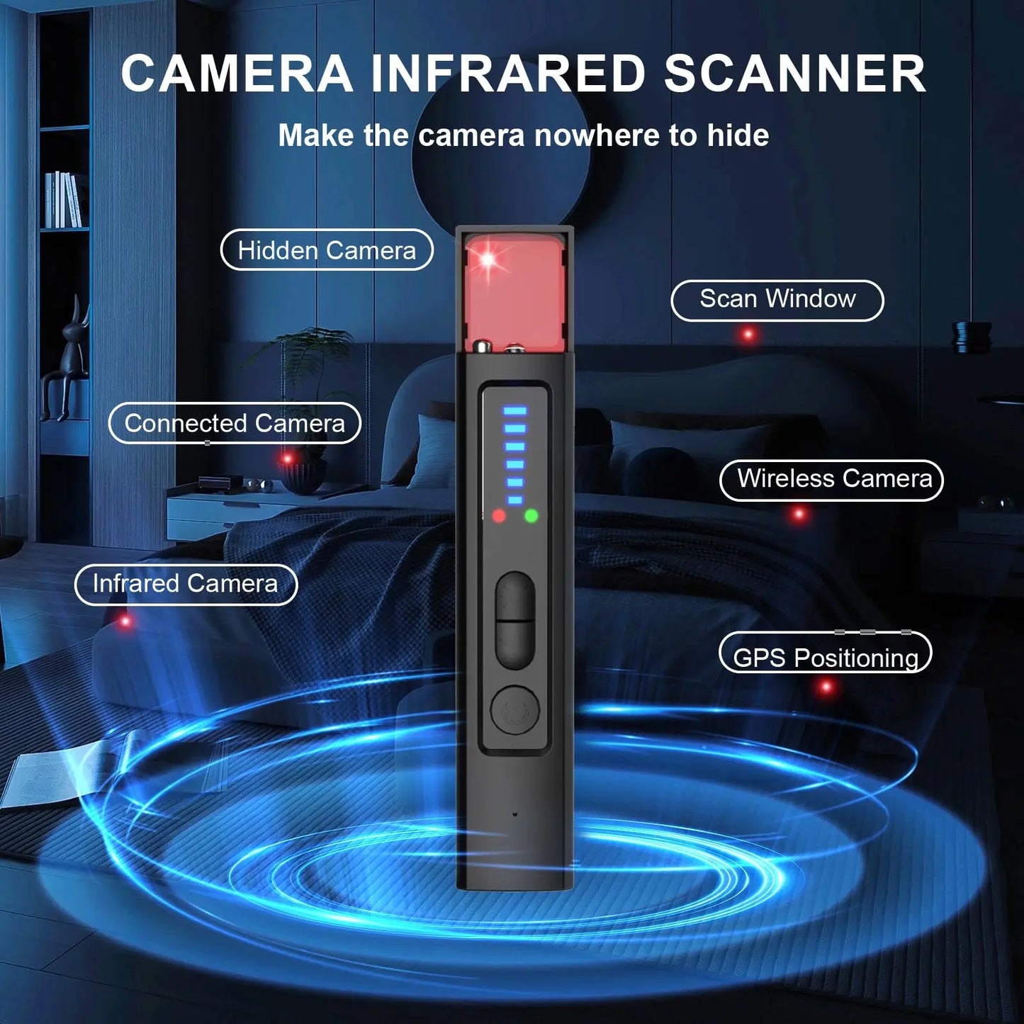 New Hidden Camera Detector Hotel/Car/Room Privacy