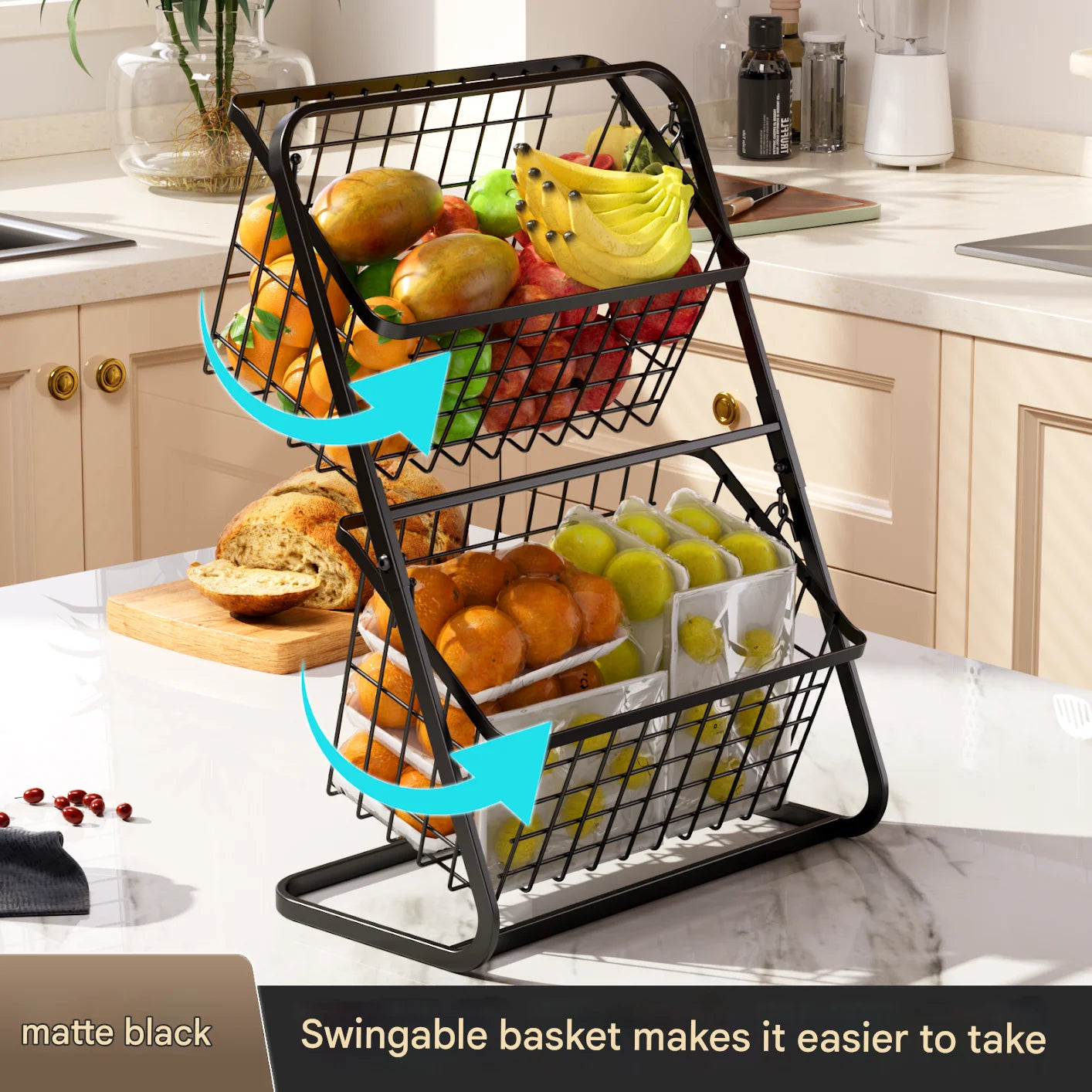 Kitchen Vegetable Storage Basket