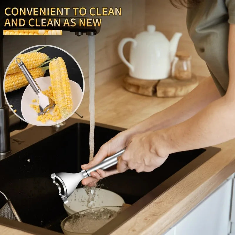 Stainless Steel Corn Planer Corn Cob Stripper Tool