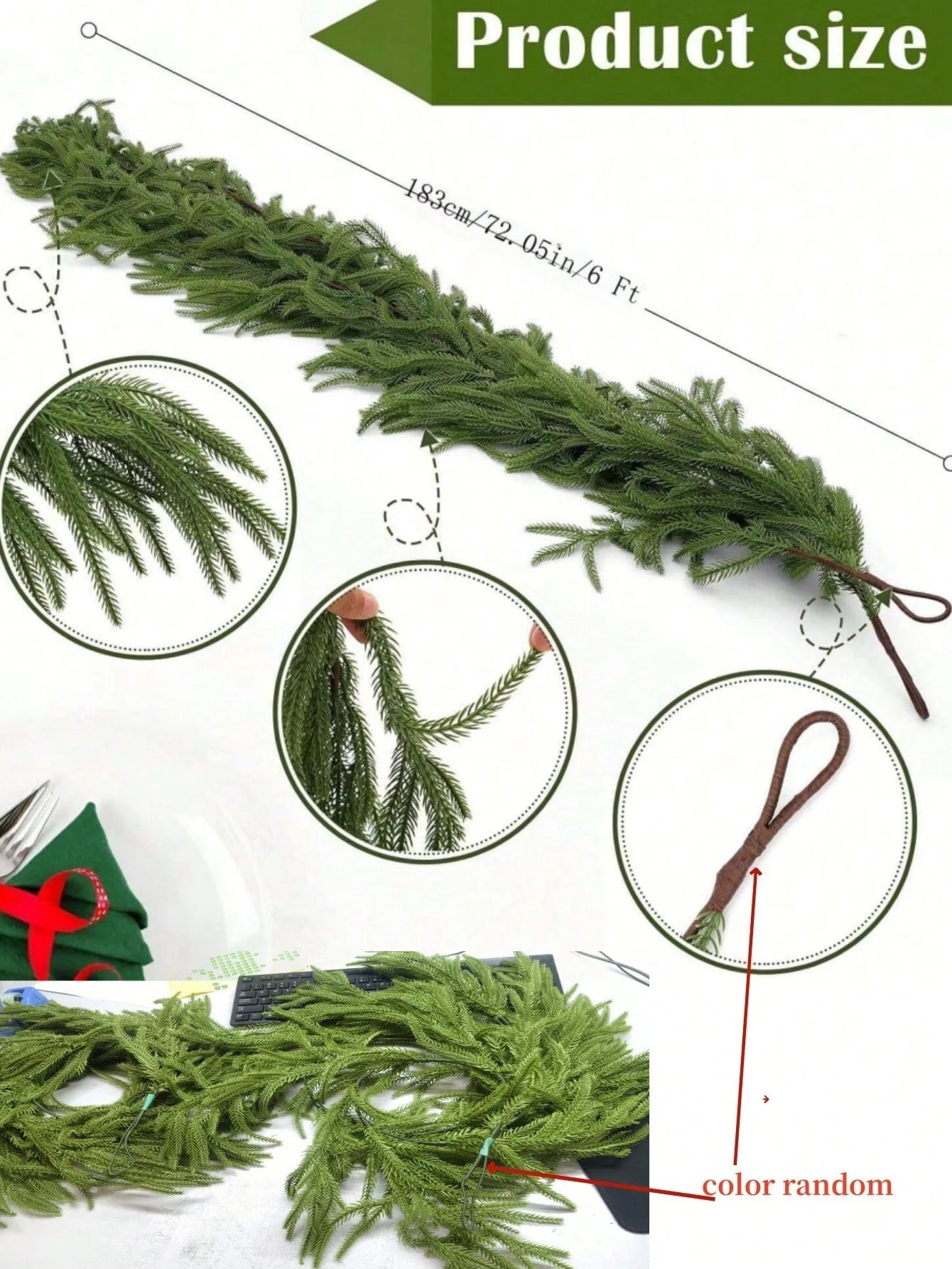 Christmas Wreath Green Garland