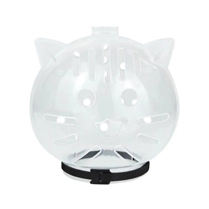 Transparent Breathable Anti-Bite anti Scratch Cat Mask Cover 