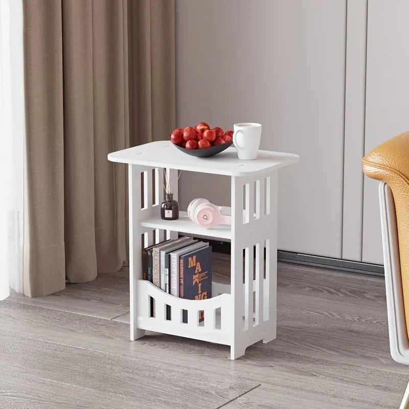 Modern Nordic Style Wooden Storage Table 