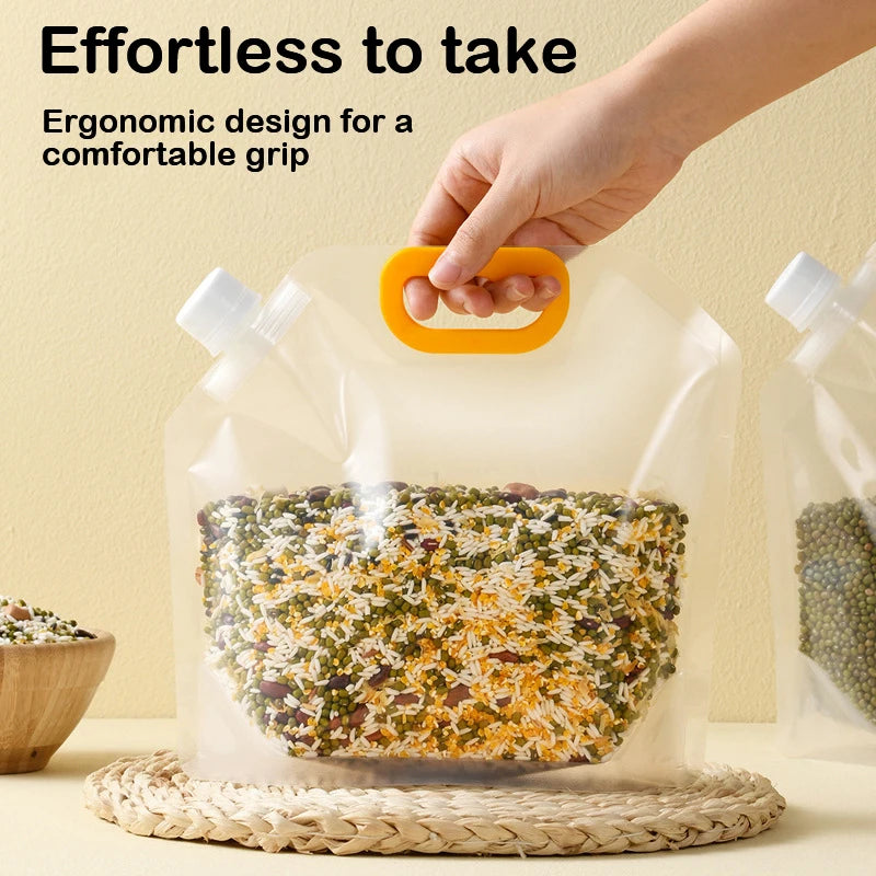 Grain Storage Bag Portable Insect Proof Fresh Keeping Bag 