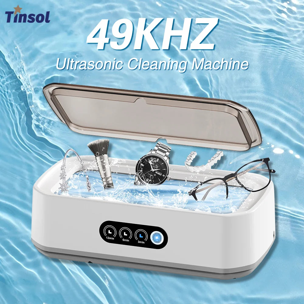 TINSOL® Ultrasonic Cleaning Machine Glasses, Jewelry, and Dentures