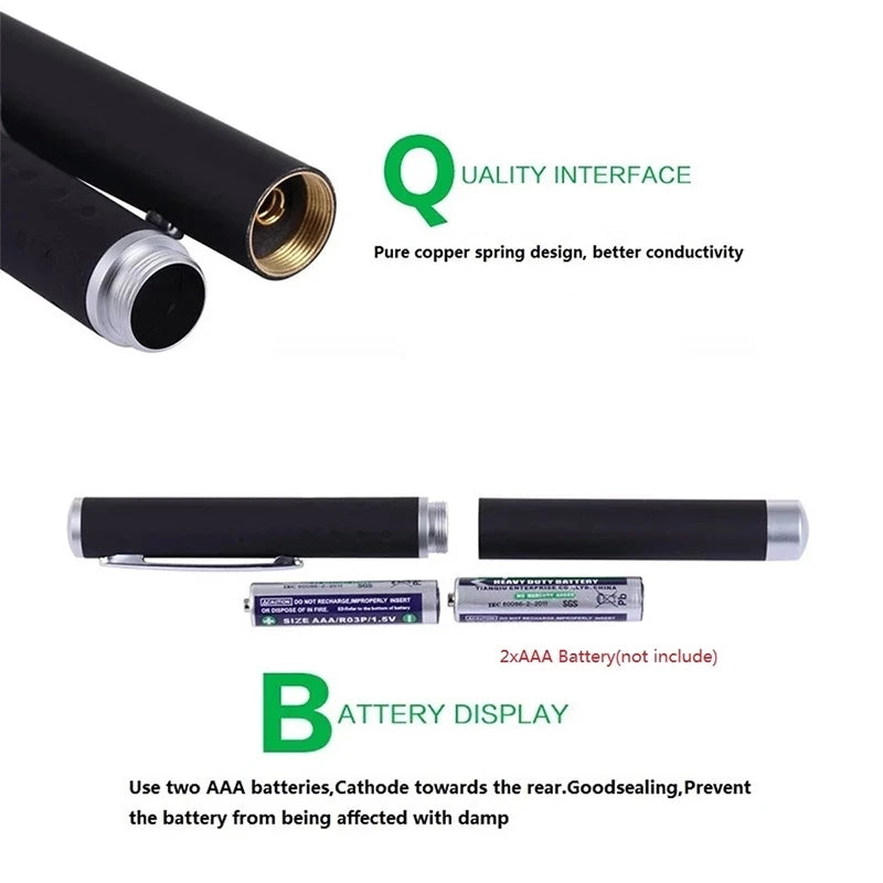 Laser Pointer Three-Color Laser Pointer Projection Pen Toys for Pets and Cats