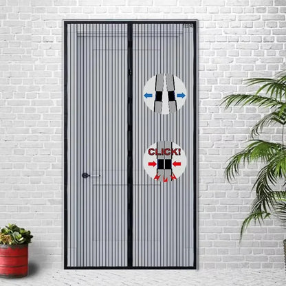 Anti-Mosquito Auto-Close Magnetic Door Mesh 