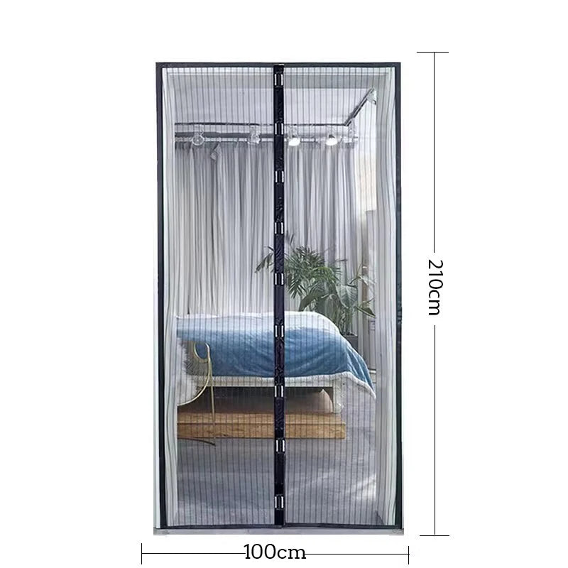 Anti-Mosquito Auto-Close Magnetic Door Mesh 