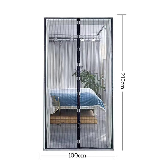 Anti-Mosquito Auto-Close Magnetic Door Mesh 