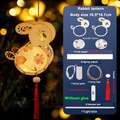 Retro Style Chinese DIY Palace Portable Blossom Flower Light Lamp 