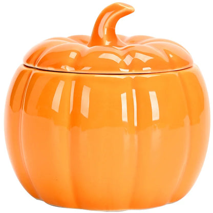 Simulated Pumpkin Ceramic Tea Jar  
