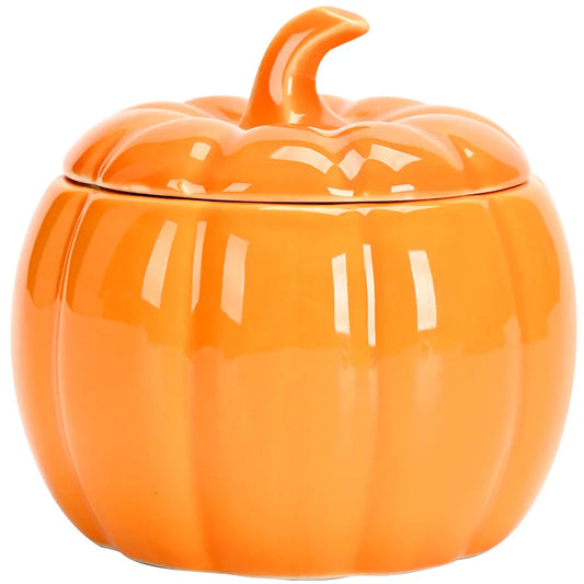 Simulated Pumpkin Ceramic Tea Jar  