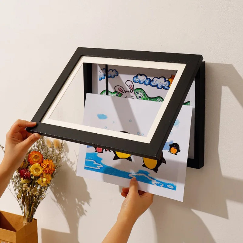 Magnetic Kids Art Frames Display 