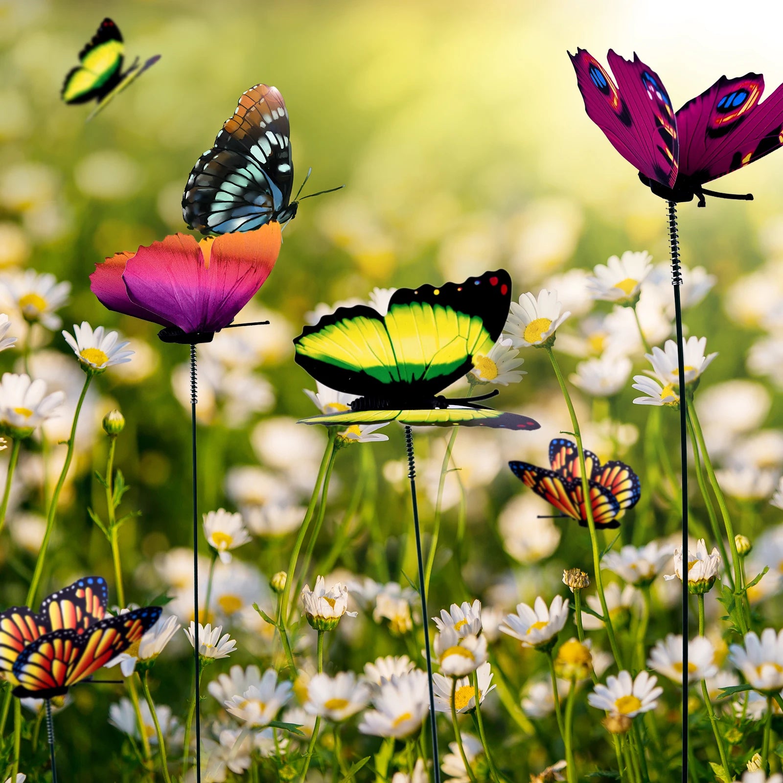 Butterflies Garden Yard Planter