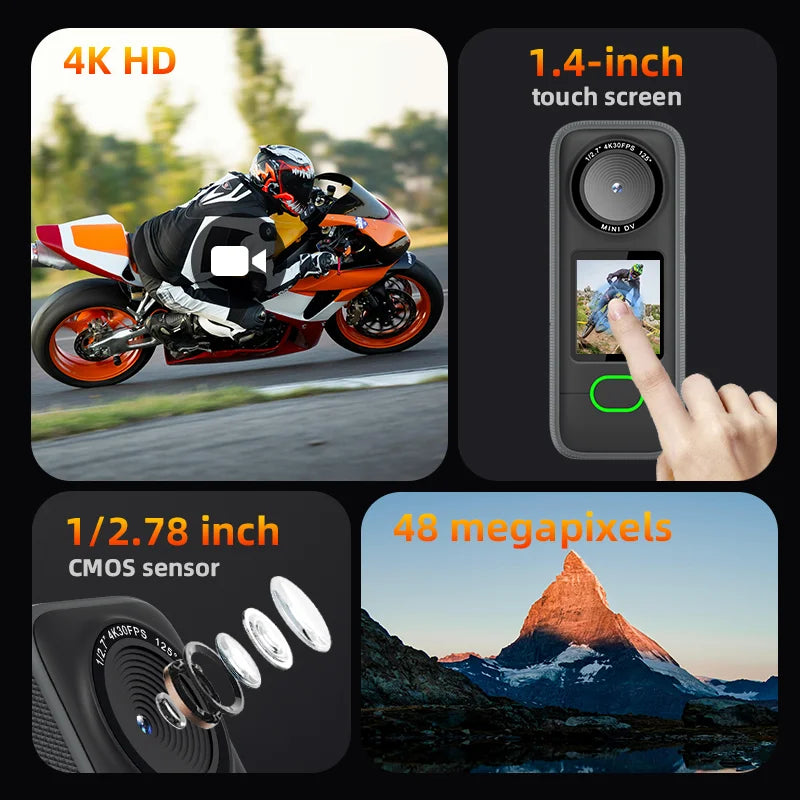 4K HD Mini Sports Camera 