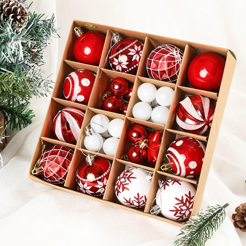 36Pcs Christmas Tree Ball New Year 2026 