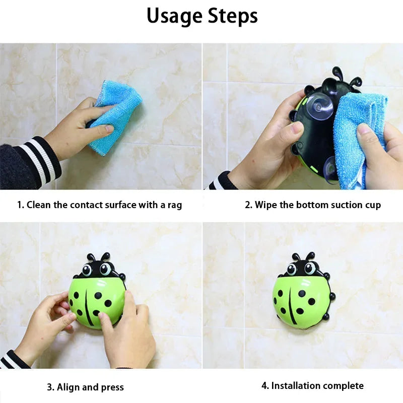 Suction Cup Toothbrush Holder