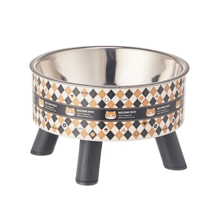 Printed Stainless Steel Pet Bowl 
