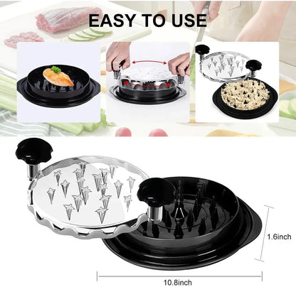 Upgraded Chicken Shredder with Transparent Cover Kitchen Tools