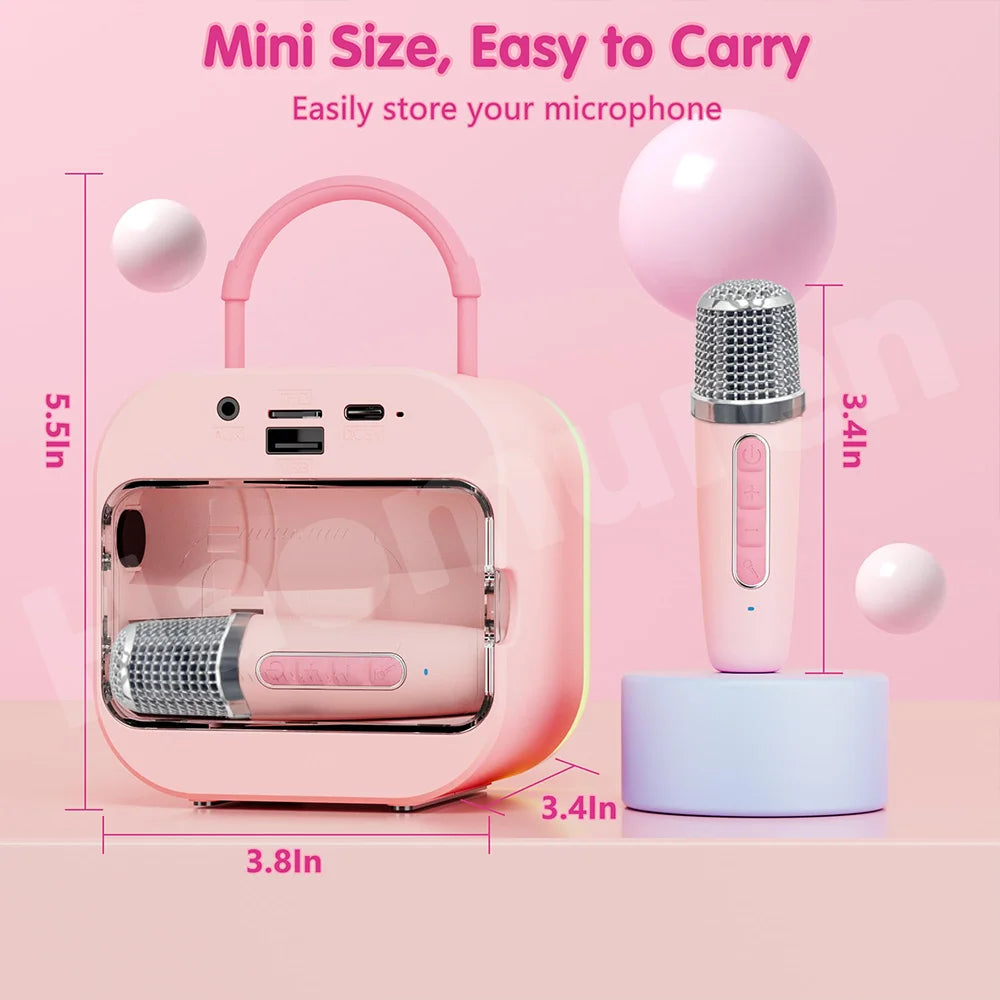 Haomuren® Mini Karaoke Machine for Kids All in One 