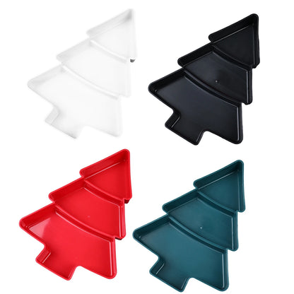 Christmas Tree Fruit Plate Happy New Year 2026