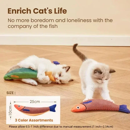 Cat Catnip Fish Toy for Interactive Plush Soft Toys