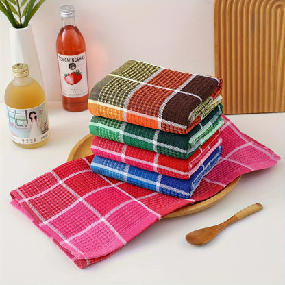 3/4/8 Pieces, Green/Pink/Blue/Yellow, Durable Cleaning Cloths