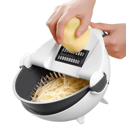 Multifunctional Vegetable Cutter With Drain Basket