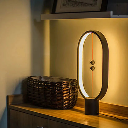 C2 Creative Desk Table Lamp Light LED Mini Balance Light Night Light Balance Lamp USB Bedside Night Lamp Decorative for Bedroom