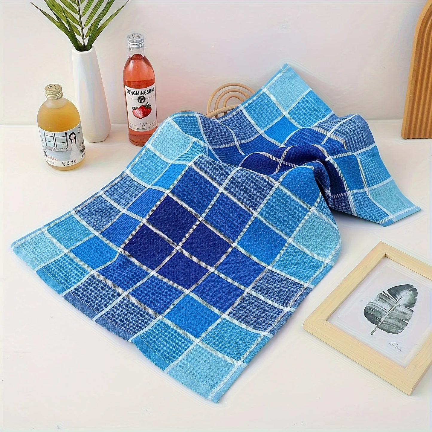 3/4/8 Pieces, Green/Pink/Blue/Yellow, Durable Cleaning Cloths