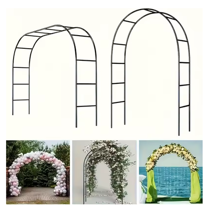 Metal Garden Arch, 100Inch Large Size Gothic Style