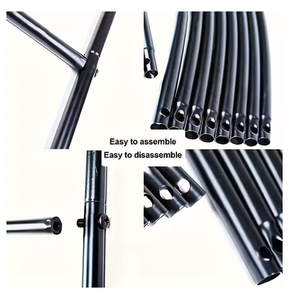 Metal Garden Arch, 100Inch Large Size Gothic Style