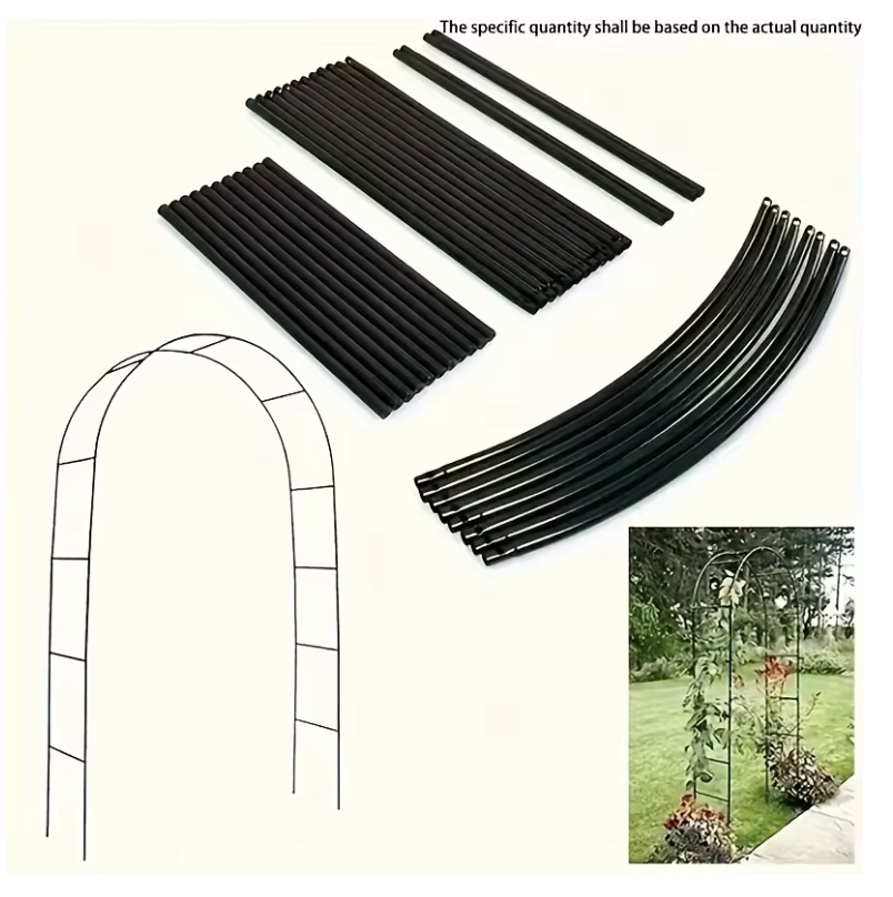 Metal Garden Arch, 100Inch Large Size Gothic Style