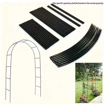 Metal Garden Arch, 100Inch Large Size Gothic Style