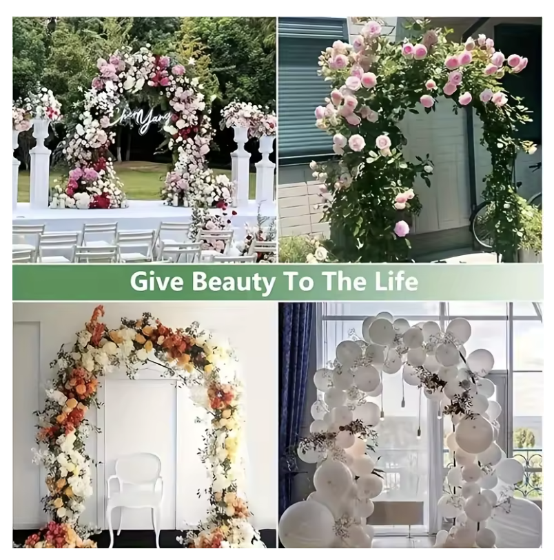 Metal Garden Arch, 100Inch Large Size Gothic Style