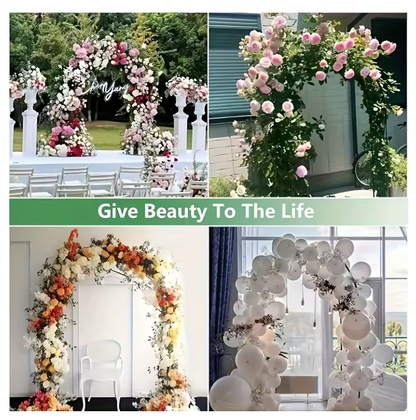 Metal Garden Arch, 100Inch Large Size Gothic Style